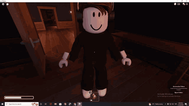 a screenshot of a roblox game with a smiley face