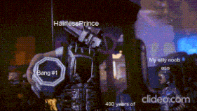 a video of a robot with hairless prince written on it