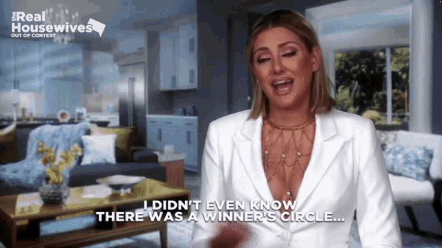 a woman on a real housewives television show