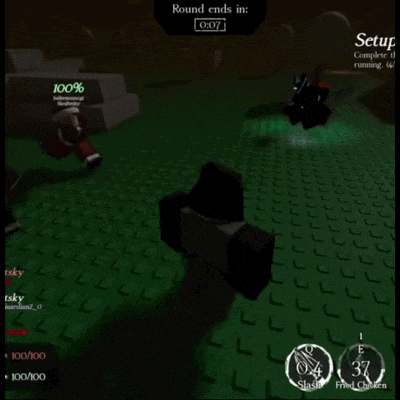 a screenshot of a video game that says round ends in 30 seconds
