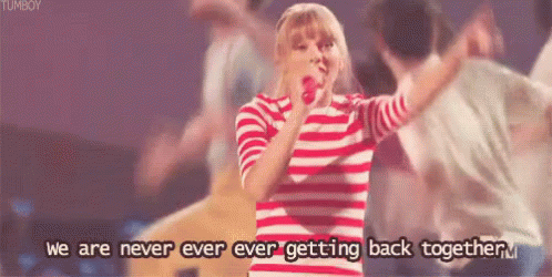 Byebye GIF - Never Ever Getting Back Together Taylor Swift Sassy GIFs