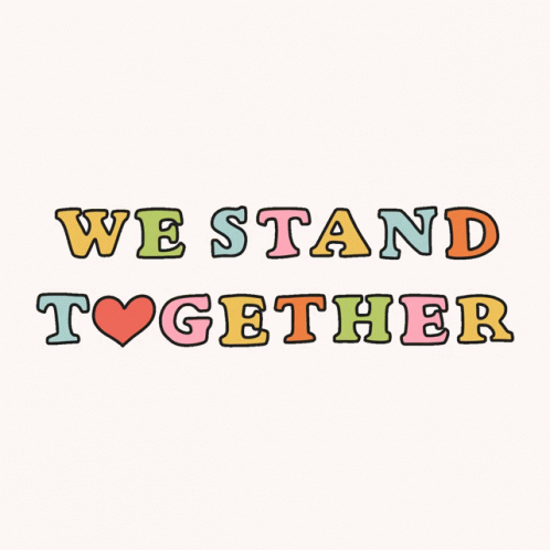 Nora Fikse We Stand Together GIF - Nora Fikse We Stand Together Together GIFs