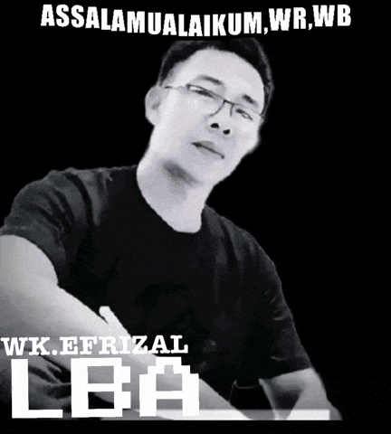 a black and white photo of a man with the words assalamualaikum wrwb on the bottom
