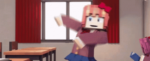This Is Monika This Is Blue Monika GIF - This Is Monika This Is Blue Monika Monika GIFs