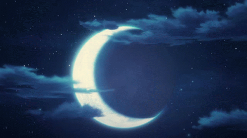 Moon Cloud GIF - Moon Cloud Night GIFs