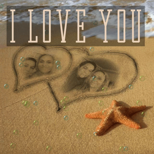 I Love You Beach GIF - I Love You Beach Sand GIFs