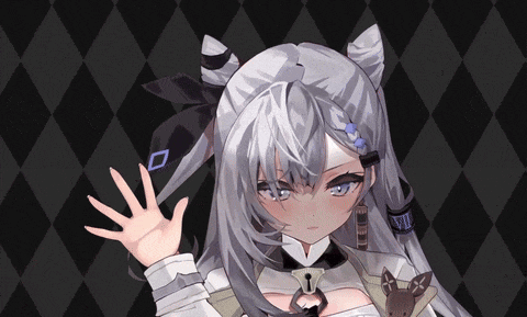 a drawing of a girl with long hair and a bracelet that says vii