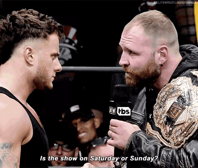 Jon Moxley Is The Show On Saturday Or Sunday GIF - Jon Moxley Is The Show On Saturday Or Sunday Aew GIFs