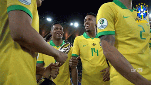 Comemoro Brazil National Football Team GIF - Comemoro Brazil National Football Team Emocionado GIFs