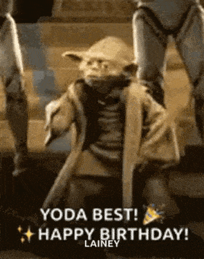 yoda best happy birthday !