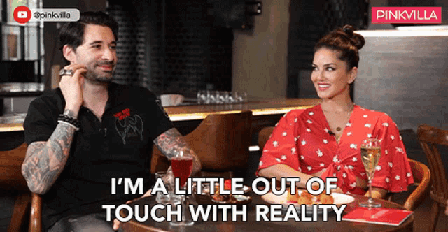 Im A Little Out Of Touch With Reality Sunny Leone GIF - Im A Little Out Of Touch With Reality Sunny Leone Daniel Weber GIFs