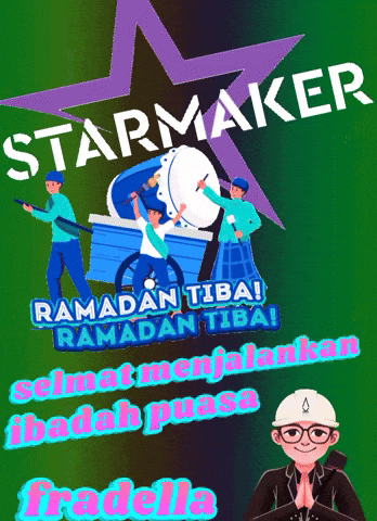 a poster that says starmaker ramadan tiba on it