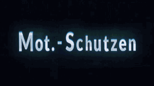 the word mot-schutzen is displayed on a blue and black background