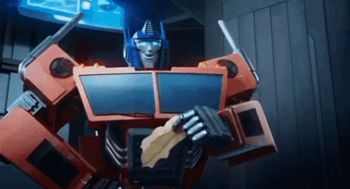 Transformers Optimus Prime GIF - Transformers Optimus Prime Wink And Point GIFs