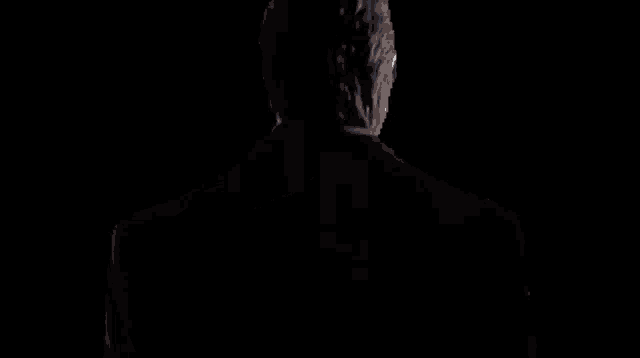 a silhouette of a man in a suit with a briefcase