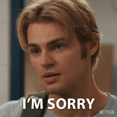 I'M Sorry Cole Walter GIF - I'M Sorry Cole Walter My Life With The Walter Boys GIFs