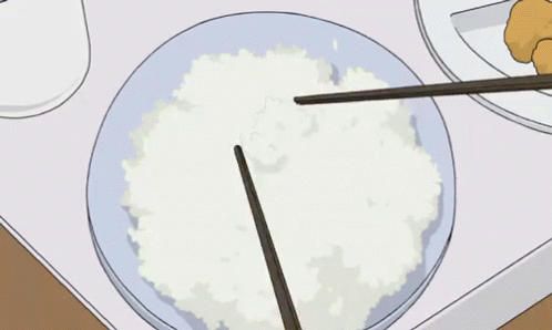 Rice GIF - Anime Rice Chopsticks GIFs