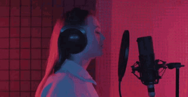 Singing Studio GIF - Singing Studio Recording GIFs