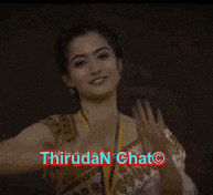 a woman is wearing a medal around her neck and the words thrudan chat are above her