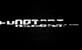 the word report is being displayed on a black screen .