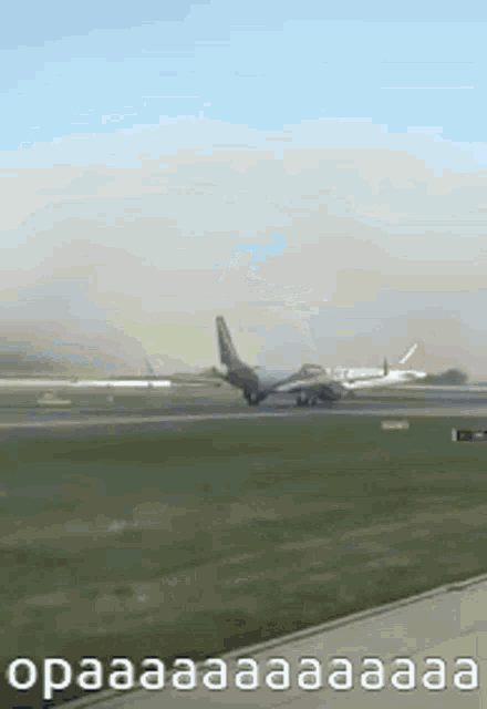 Opa Airplane GIF - Opa Airplane Landing GIFs