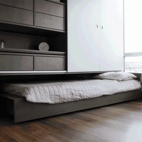 Slide Out Bed GIF - Slide Out Bed Furniture GIFs