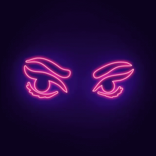 Eyes Neon GIF - Eyes Neon Pink Neon GIFs