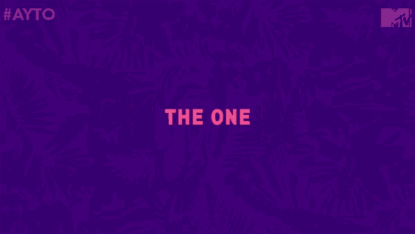 a purple background with the words the one in pink letters