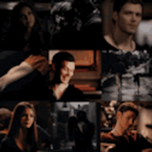 a collage of images of a man and woman