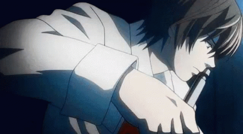 Death Note Light GIF - Death Note Light GIFs