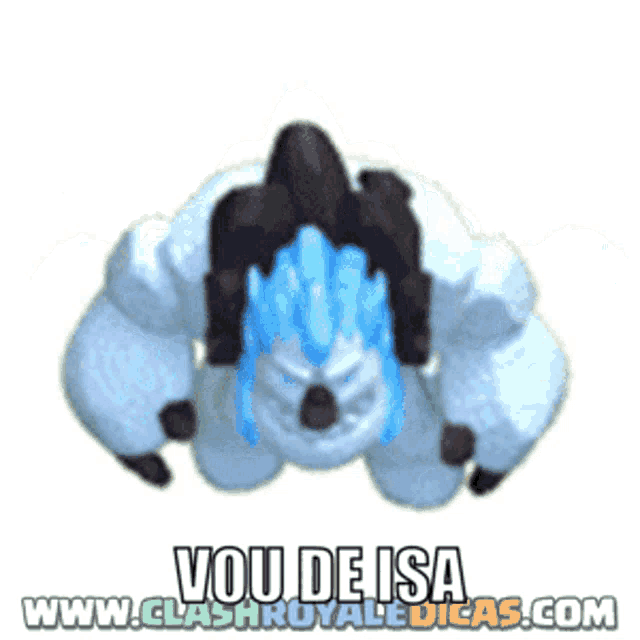 a picture of a monster with the website www.clashroyaledicas.com underneath it