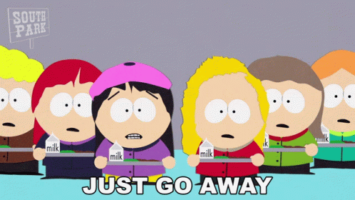 Just Go Away Wendy Testaburger GIF - Just Go Away Wendy Testaburger South Park GIFs