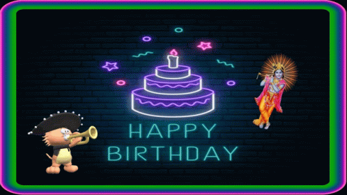 Happy Birthday Cake GIF - Happy Birthday Cake Change Color GIFs