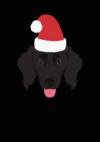 Merry Christmas Christmas Dog GIF - Merry Christmas Christmas Dog Melina Bucher GIFs