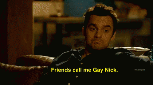 Friends Call Me Gay Nick - Queer GIF - Gay Nick Friends Call Me GIFs