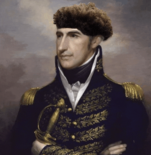 a portrait of a man in a military uniform