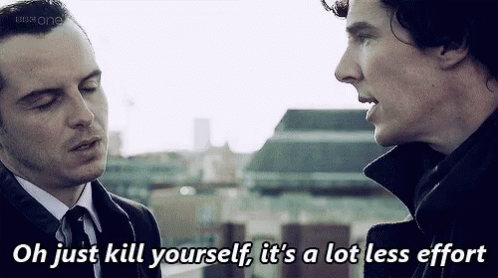 Benedict Cumberbatch Sherlock GIF - Benedict Cumberbatch Sherlock Less Effort GIFs