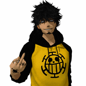 a man wearing a yellow and black hoodie with a skull on it gives the middle finger