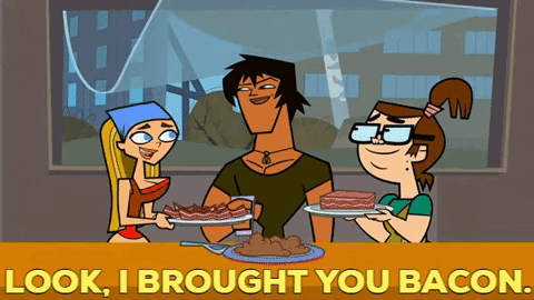 Total Drama Action Lindsay GIF - Total Drama Action Lindsay Look I Brought You Bacon GIFs