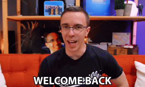 Welcome Back Austin Evans GIF - Welcome Back Austin Evans Glad To See You Back GIFs