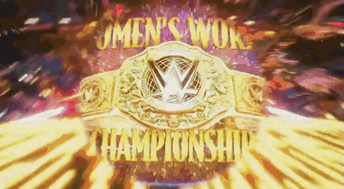 a gold belt with the words men 's world championship on it