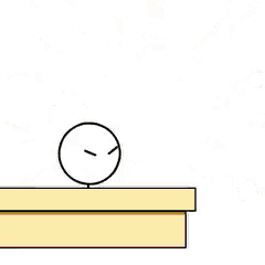 a cartoon drawing of a person 's head with a clock on it