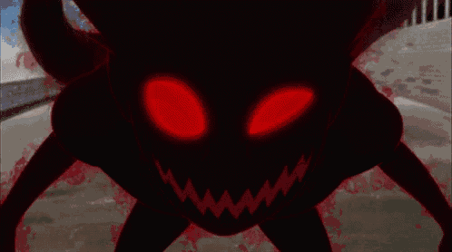 a wave of blood is coming out of a person 's mouth