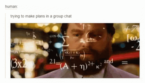 Trying To Make Plans In A Group Chat Plan GIF - Trying To Make Plans In A Group Chat Group Chat Plan GIFs