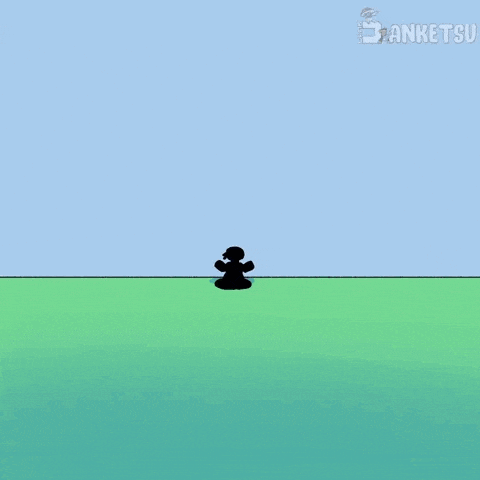 a cartoon of a penguin sitting in a lotus position with a bandana on his face
