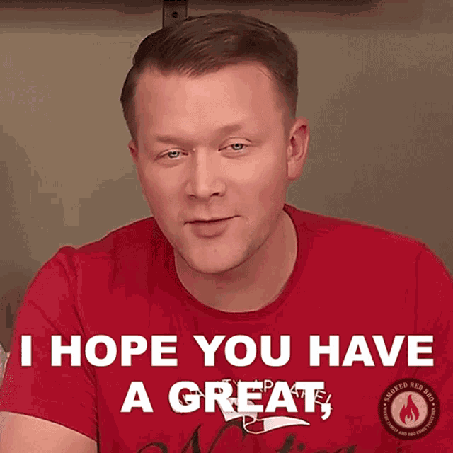 I Hope You Have A Great Great December Brian Marlow GIF - I Hope You Have A Great Great December Brian Marlow Smoked Reb Bbq GIFs