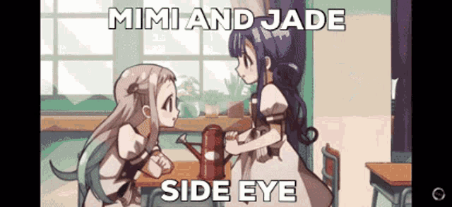 Mimi Jade Mimi And Jade GIF - Mimi Jade Mimi And Jade Side Eye Nene Yashiro GIFs