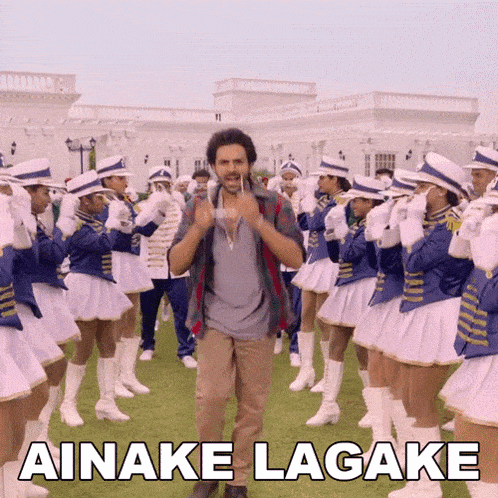 Ainake Lagake Kartik Aaryan GIF - Ainake Lagake Kartik Aaryan Shehzada Title Track Song GIFs