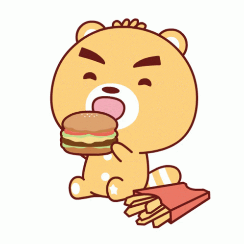 Eat Hamburger GIF - Eat Hamburger Cute GIFs