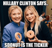 Hillary Clinton Donut GIF - Hillary Clinton Hillary Clinton GIFs